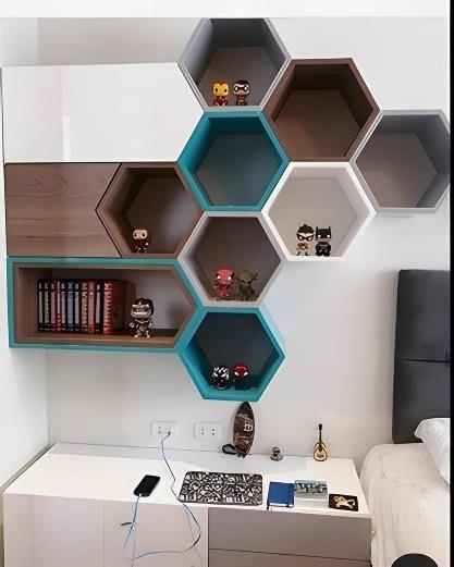 Estantería Kaab (colmena en maya)